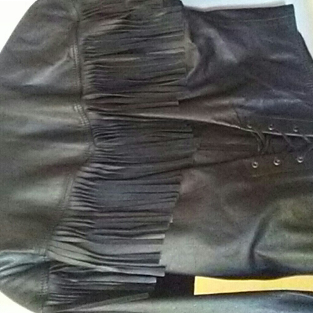 Pure leather vintage women's motorcycle jacket - Picture 6 of 6